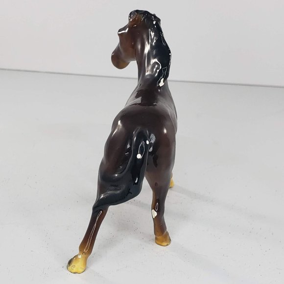 Mortens Studio Horse Pony Bay Brown Figurine Mid Century 1950s - Picture 5 of 9